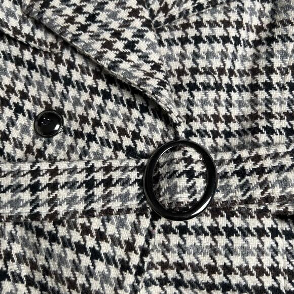 Vintage Epic Threads Houndstooth Trench Coat Women's Size Large - Picture 4 of 8